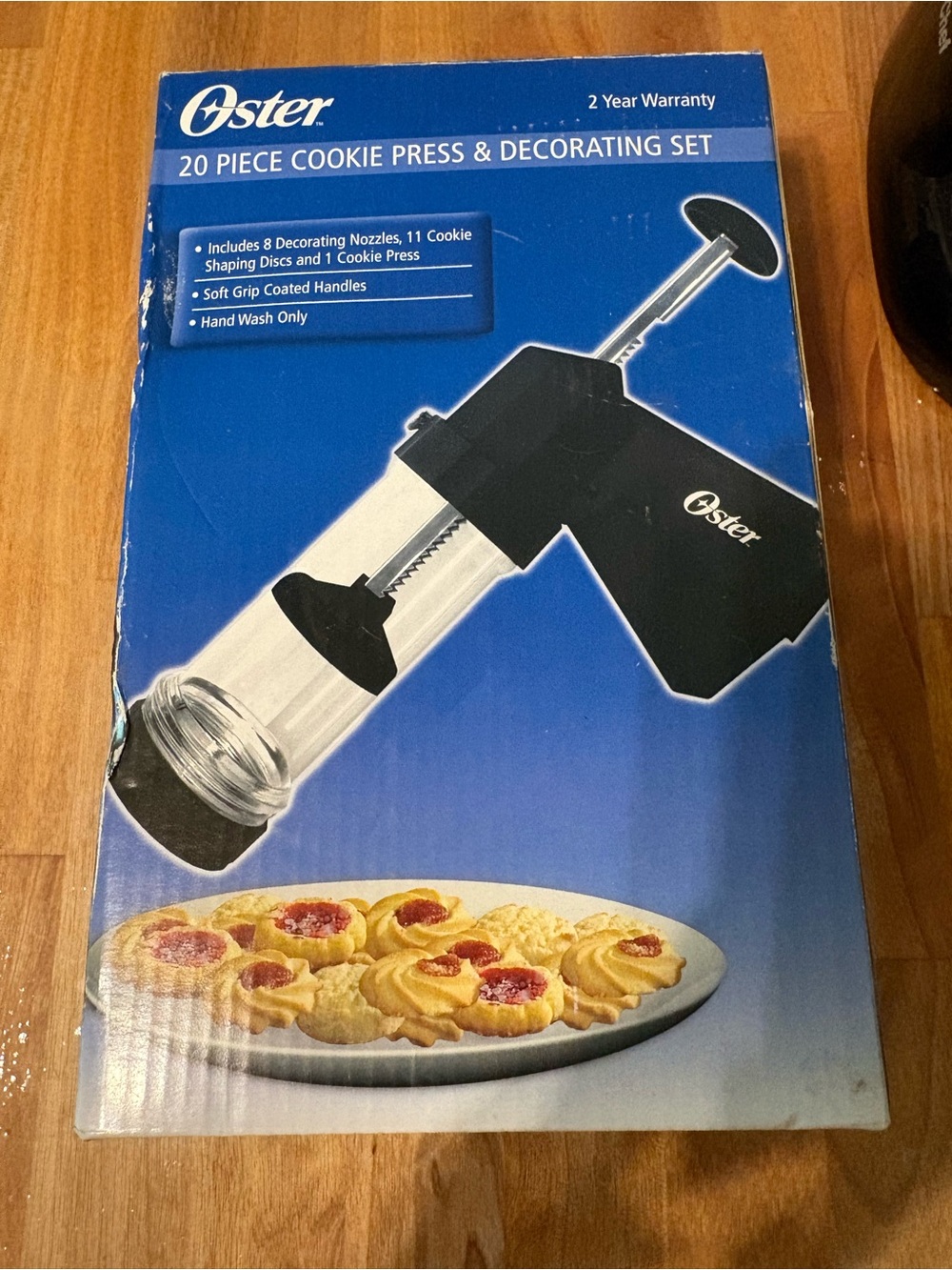 Oster Black Cookie Press & Decorating Set - Black